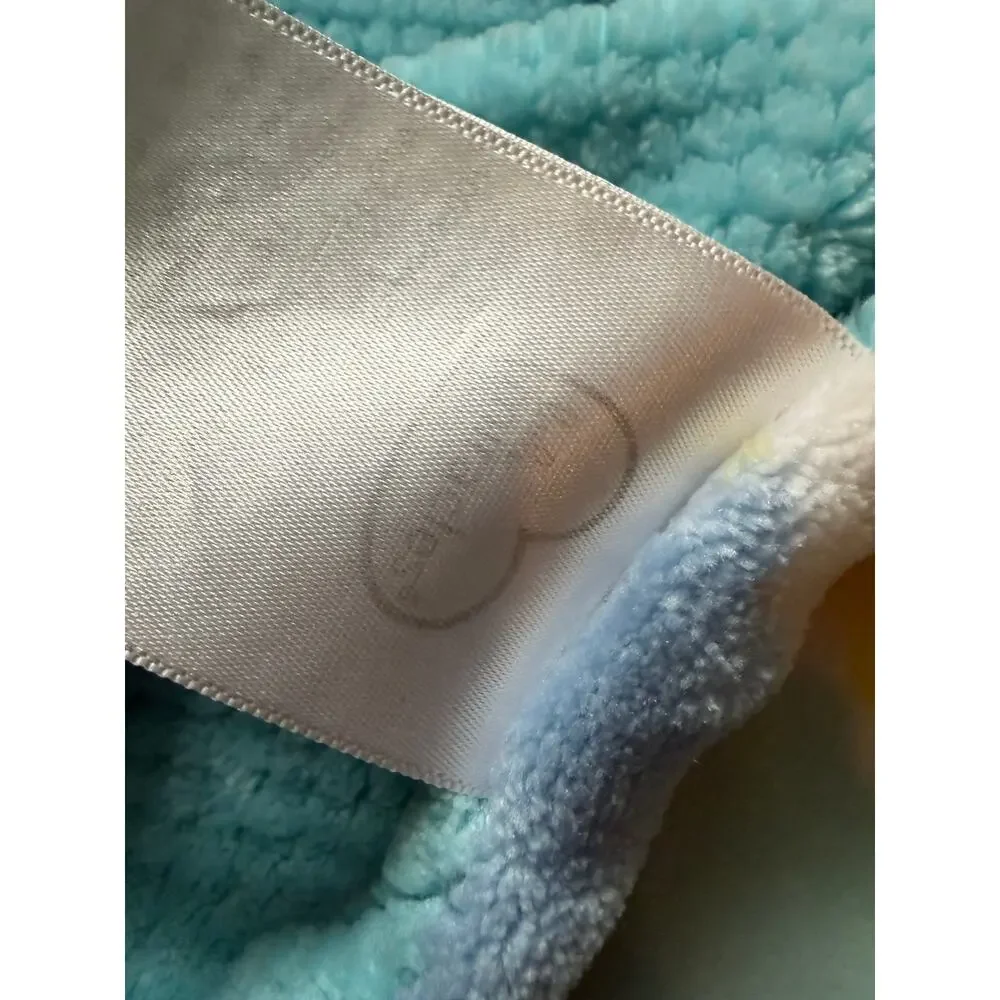Little Miracles Costco Diamond Blue Green Yellow Baby Blanket Lovey *READ*